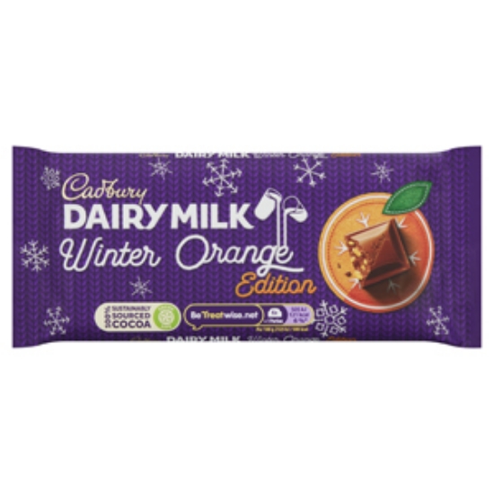 Picture of Christmas Lge DairyMilk Winter Orange 95g x22